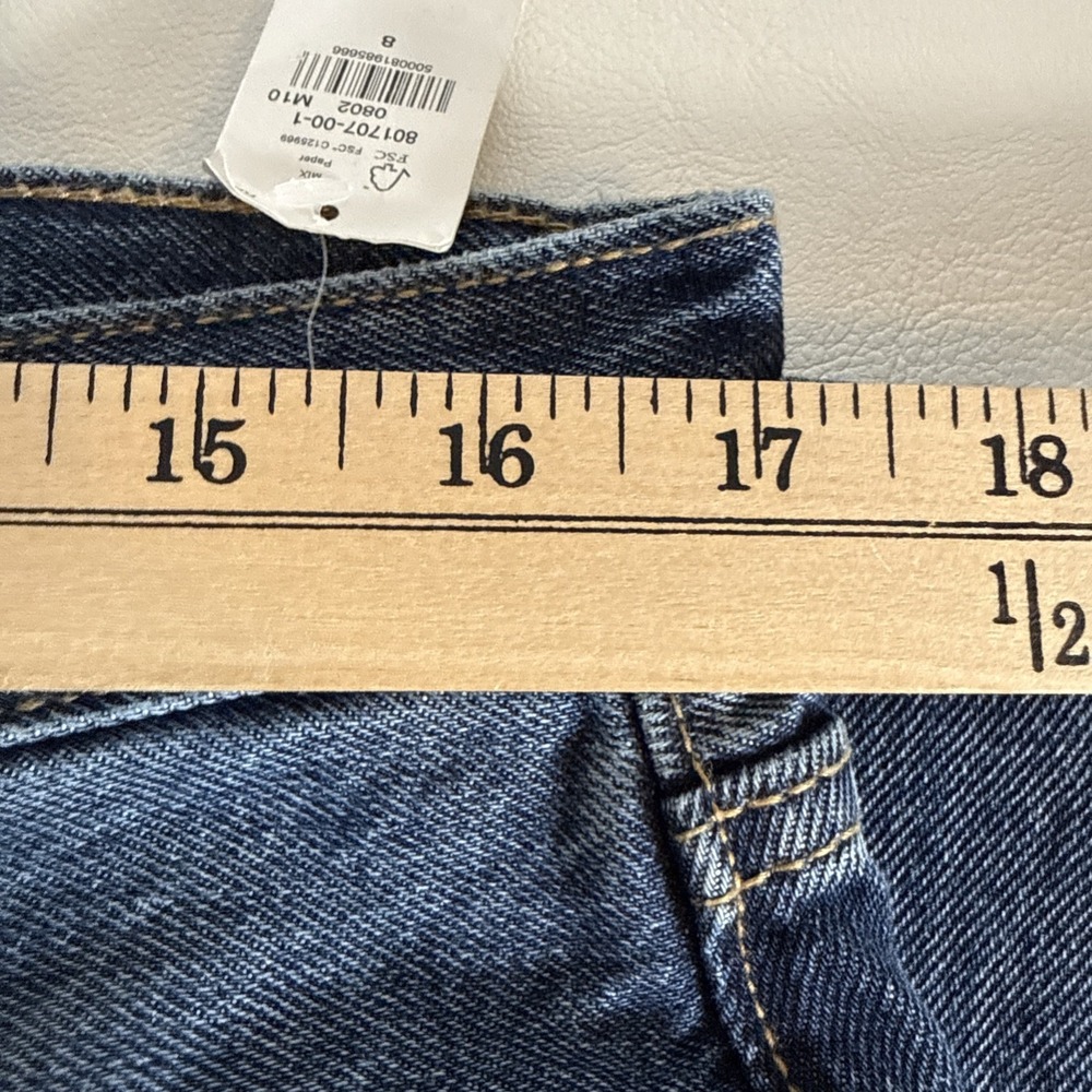 NWT Old Navy Mid-Rise Slouchy Taper Ankle Jeans Size 8 New with Tags - Picture 3 of 10